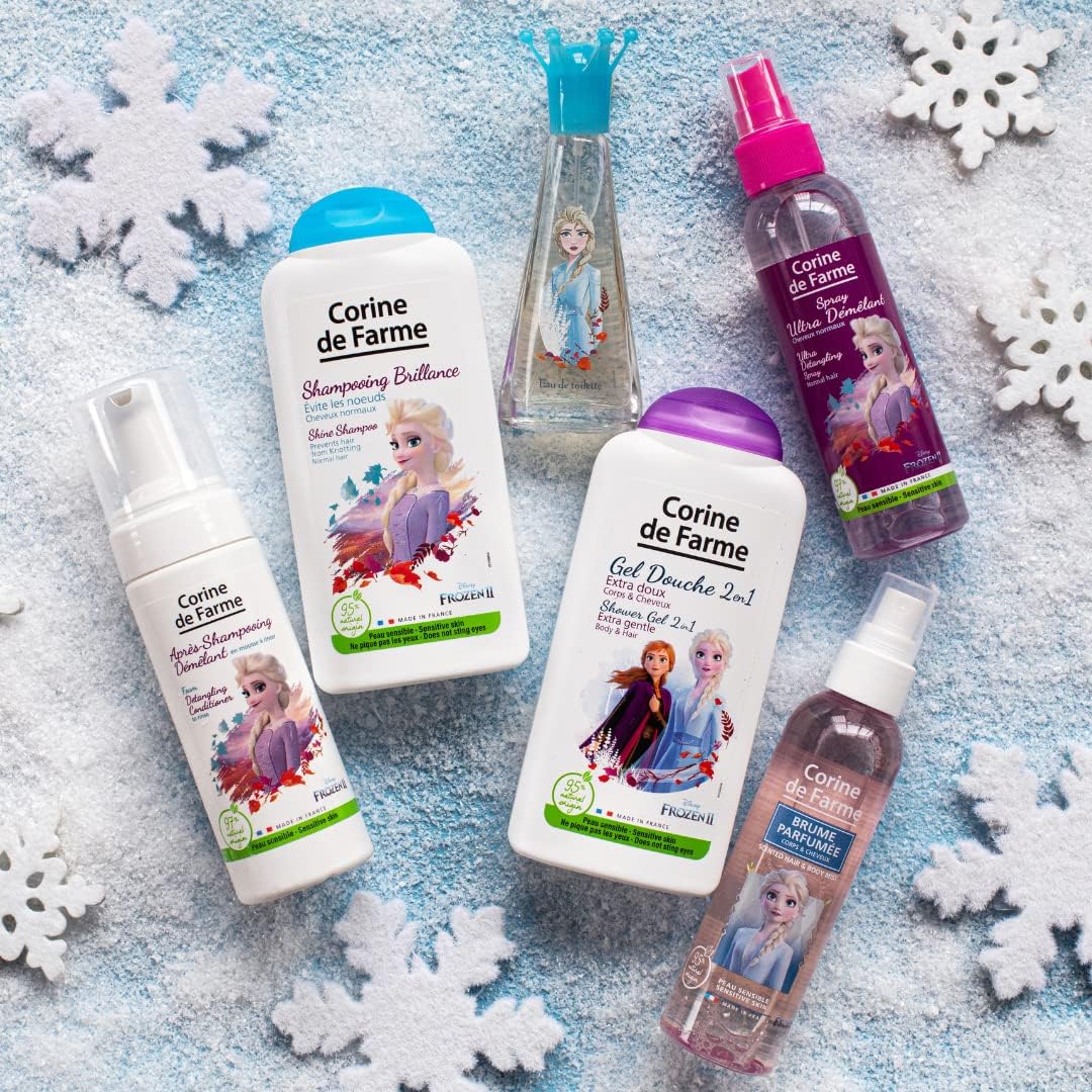 Corine de Farme - Frozen Children's Perfume 30 ml - Disney Eau de Toilette - Cologne for Children from 3 Years Old - Fruity Notes - Clean Beauty - 100% French Manufacture