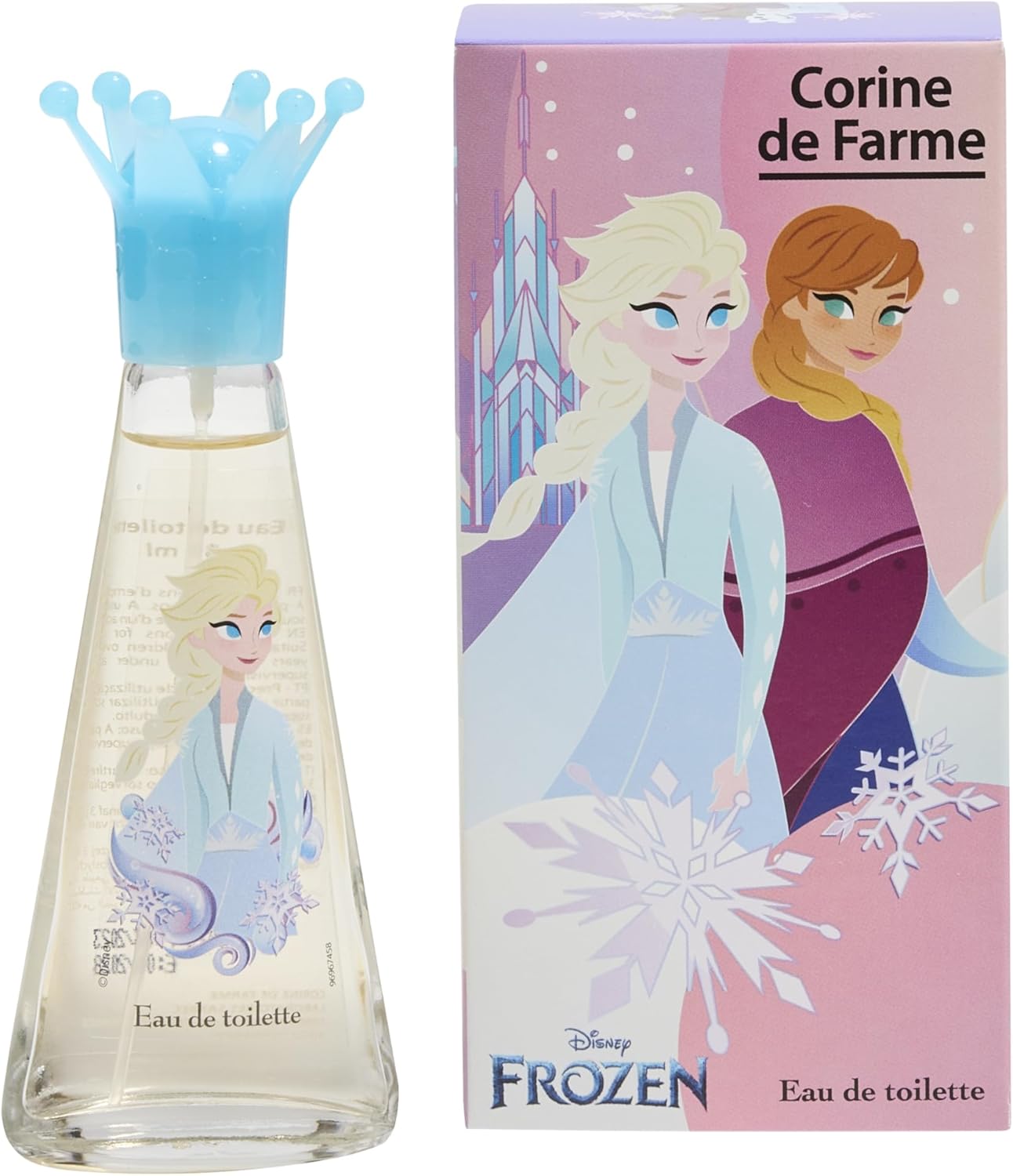 Corine de Farme - Frozen Children's Perfume 30 ml - Disney Eau de Toilette - Cologne for Children from 3 Years Old - Fruity Notes - Clean Beauty - 100% French Manufacture